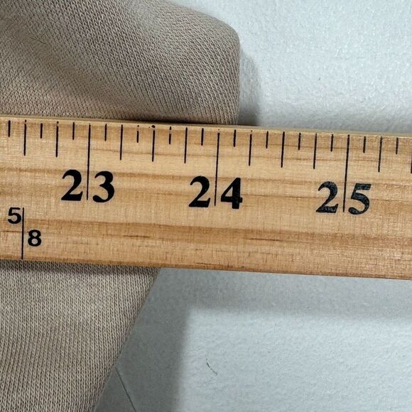 Reebok x Cardi B Crop Top Sweatshirt Sweater Women Large Beige Cotton Blend - Picture 9 of 10